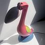 Vintage Flamingo Tischlampe in Pink 2