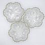 3 Vintage Glasschalen in Blütenform 3