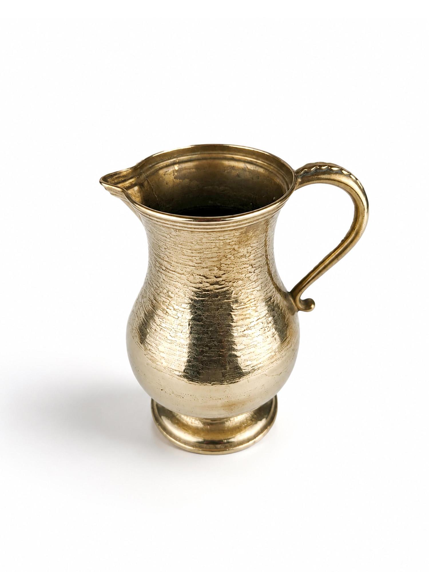 Vintage Messingkrug, Mid-Century Vase aus den 1950er Jahren 0