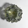Vintage Murano Glasschale mit Silberblatt-Dekor 4