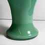 Vintage Murano Opalglas Vase in Jadegrün, Italien 1950er 5