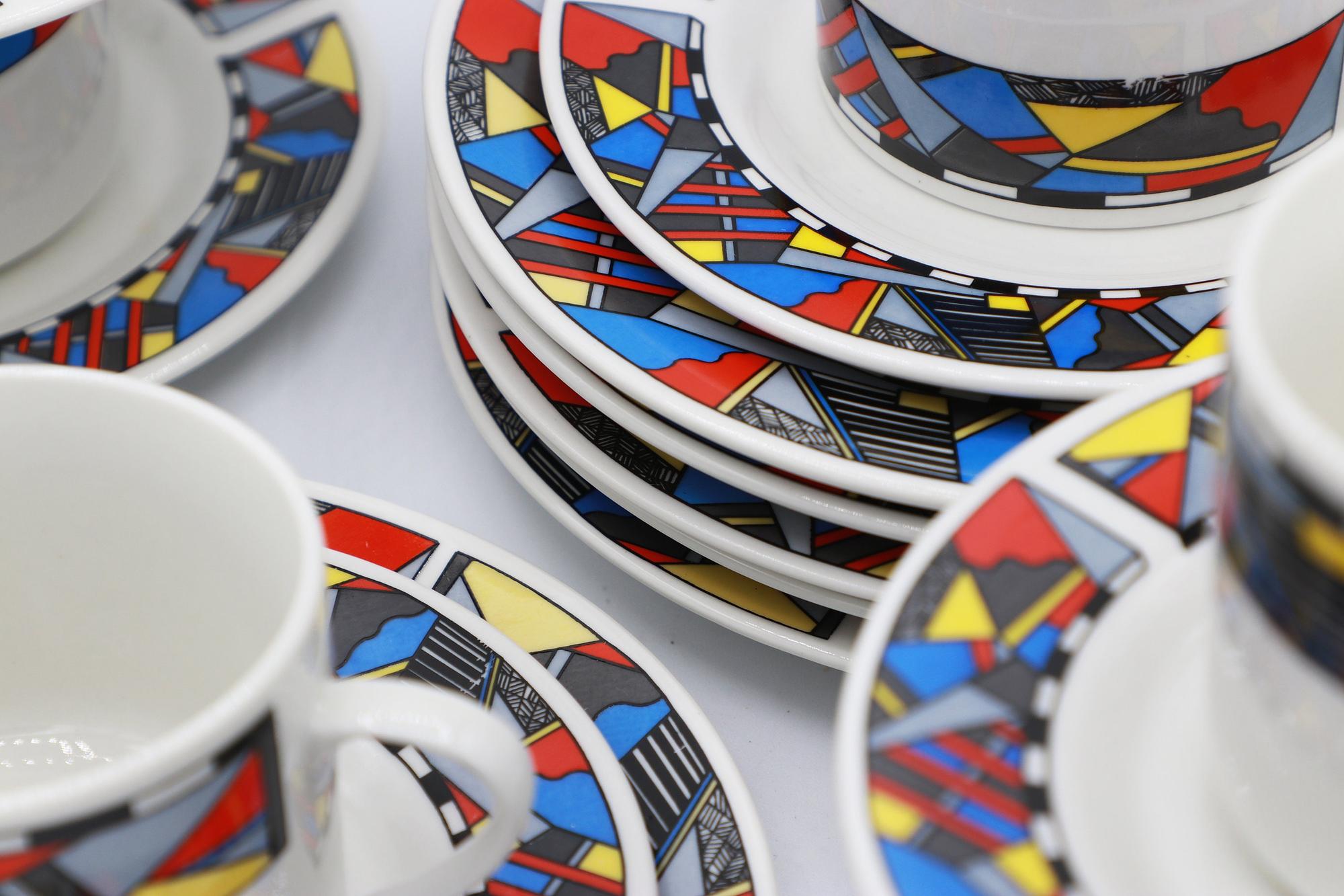 18-teiliges Wellco Design Kaffeeservice für 6 Personen 3