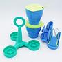Vintage Tupperware Menage in Pastell, Postmodern 1990er 1