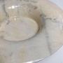 Vintage italienische Alabaster-Schale in Beige & Rosé 3