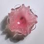 Vintage Murano Glasschale / Aschenbecher in Rosa und Weiß 3
