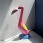 Vintage Flamingo Tischlampe in Pink 5