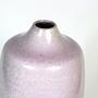 Vintage Keramikvase in Flieder mit Effektglasur, 1980er/90er 2