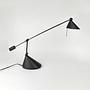 Vintage Anavil Italy Architektenlampe in Schwarz aus den 0