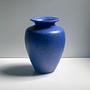 MF Design Keramikvase in Blau mit Sprenkeln 0