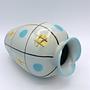 Viktoria Keramikvase in Mintgrün, Mid-Century 1950er/60er 2