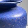 MF Design Keramikvase in Blau mit Sprenkeln 2
