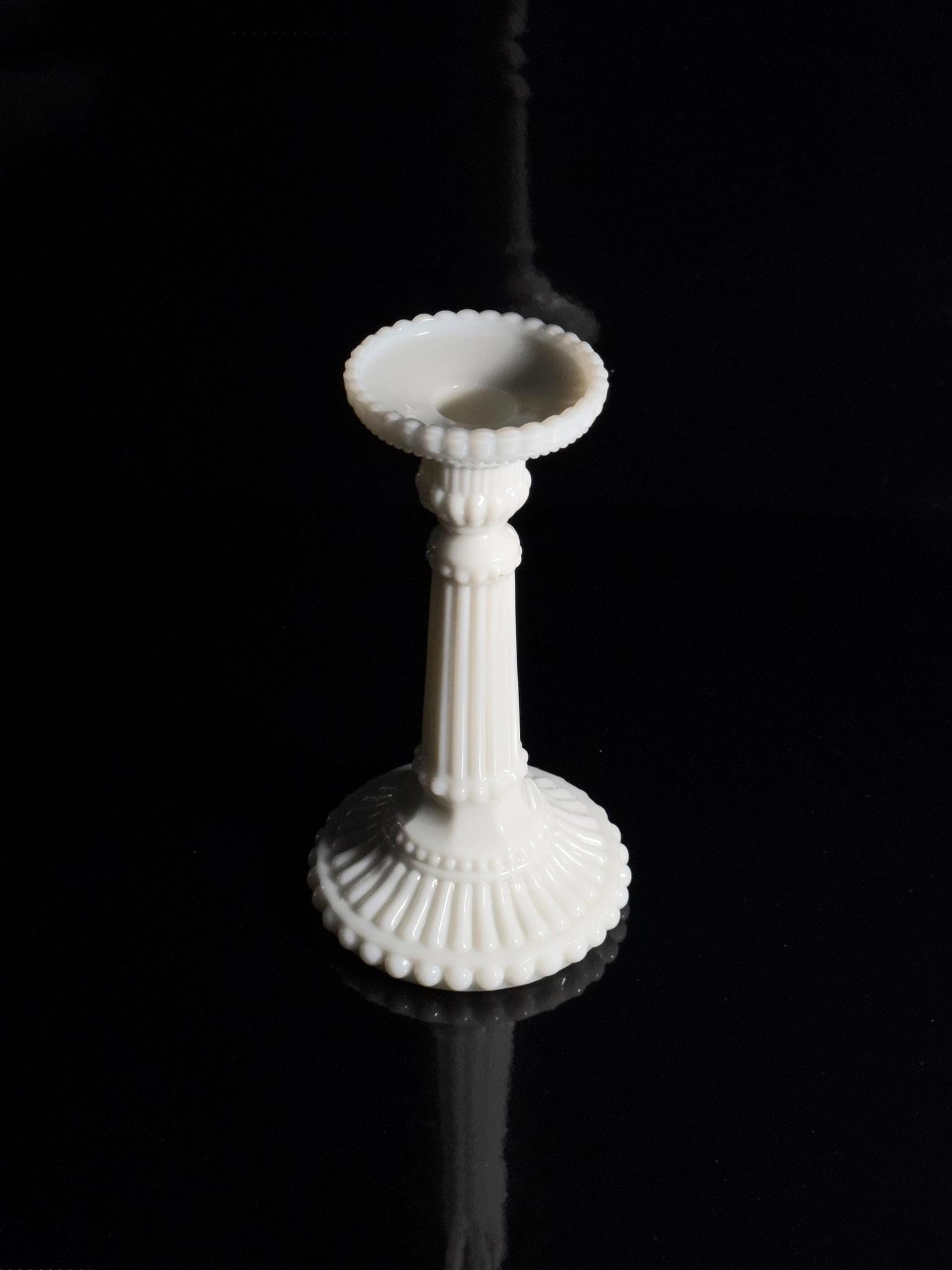 Vallérysthal Opalglas Kerzenhalter Modell 3343 1