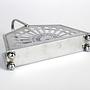 Vintage Serviettenhalter aus Metall, 1980er Art Deco Revival 4