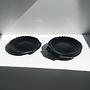 5 Arcoroc „Coquillage“ Muschelteller aus schwarzem Glas 4