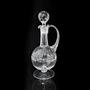 Vintage Mid Century Glas-Karaffe mit Swirl-Dekor 4