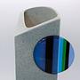 Lineasette Ceramiche Vase mit Glaselement 1