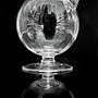 Vintage Mid Century Glas-Karaffe mit Swirl-Dekor 3
