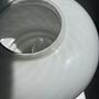 Vintage Murano Glas Pilzlampe mit Swirl 5