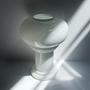 Vintage Murano Glas Pilzlampe mit Swirl 4