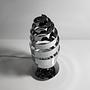 Vintage Space Age Chrom Tischlampe mit Spirale 2