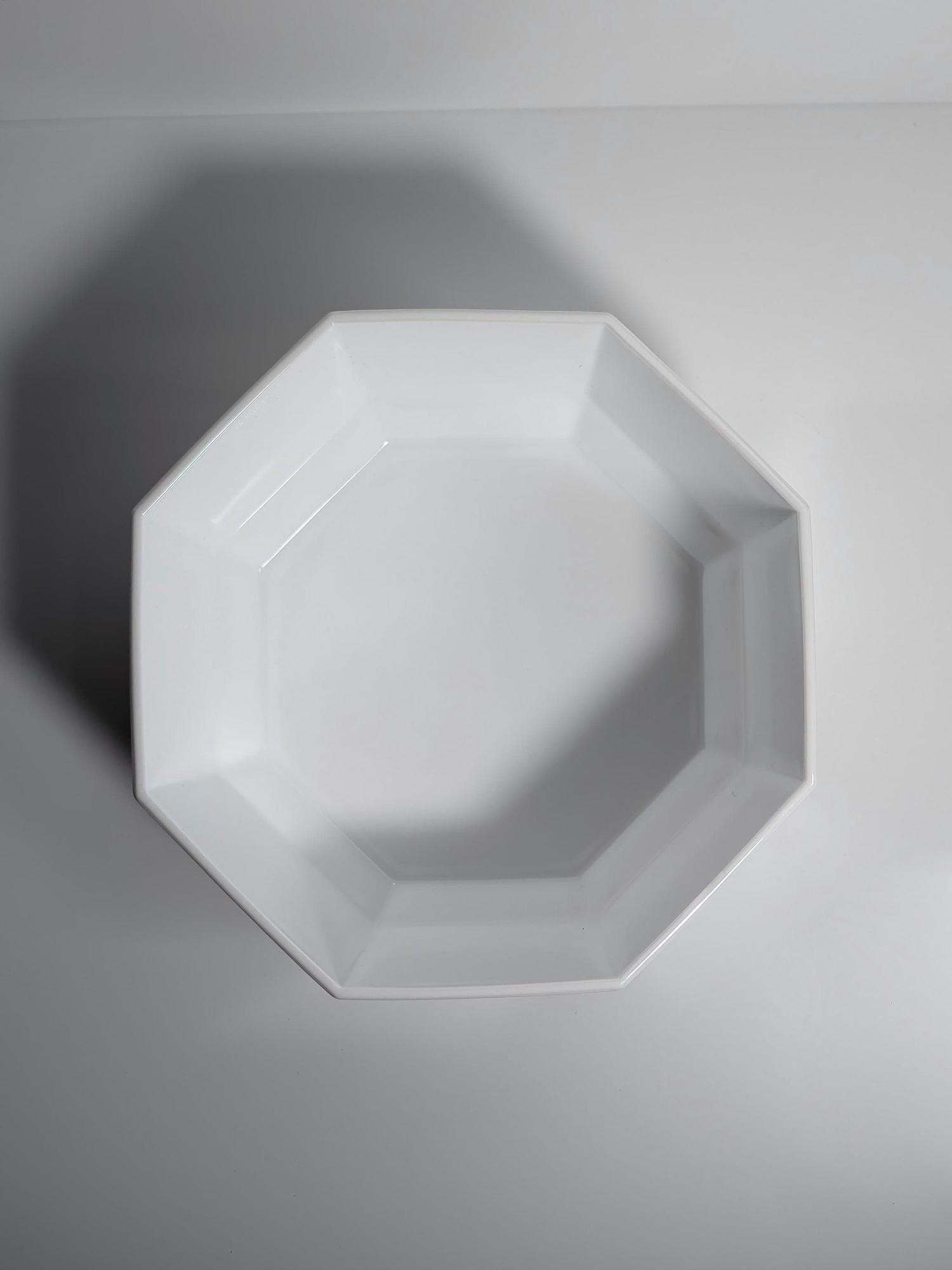 Arcoroc „Octime“ große Schüssel aus weißem Opalglas 2