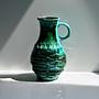 Übelacker Keramik Henkelvase 1651/20 in Grün und Türkis 0