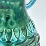 Übelacker Keramik Henkelvase 1651/20 in Grün und Türkis 3