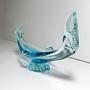 Vintage Murano Gondel-Aschenbecher in Aquablau 2