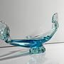 Vintage Murano Gondel-Aschenbecher in Aquablau 3