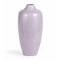 Vintage Keramikvase in Flieder mit Effektglasur, 1980er/90er 0
