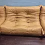 Togo Sofa 2-Sitzer Leder Beige 1