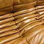 Togo Sofa 2-Sitzer Glattleder Cognac Braun 4