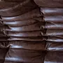 Togo Sofa 2-seater Pull-Up Leather Walnut Brown 3
