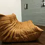 Togo Sofa 2-Sitzer Leder Beige 3