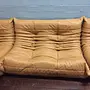 Togo Sofa 2-Sitzer Leder Beige 4