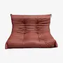 Togo Sofa 2-Sitzer Leder Rot 0