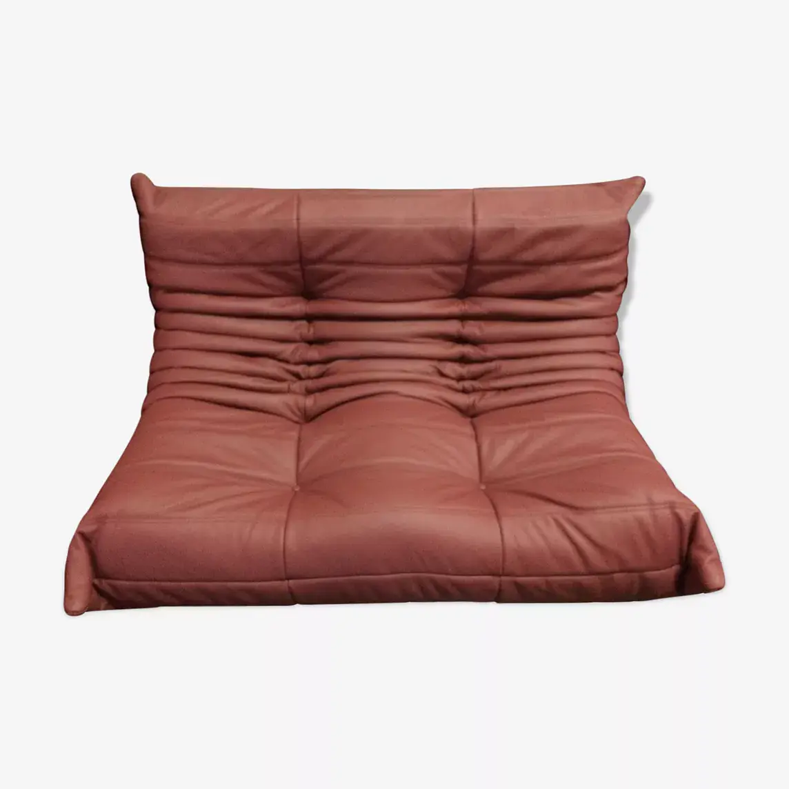 Togo Sofa 2-Sitzer Leder Rot 0