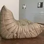 Togo Sofa 2-Sitzer Leder Grau 2