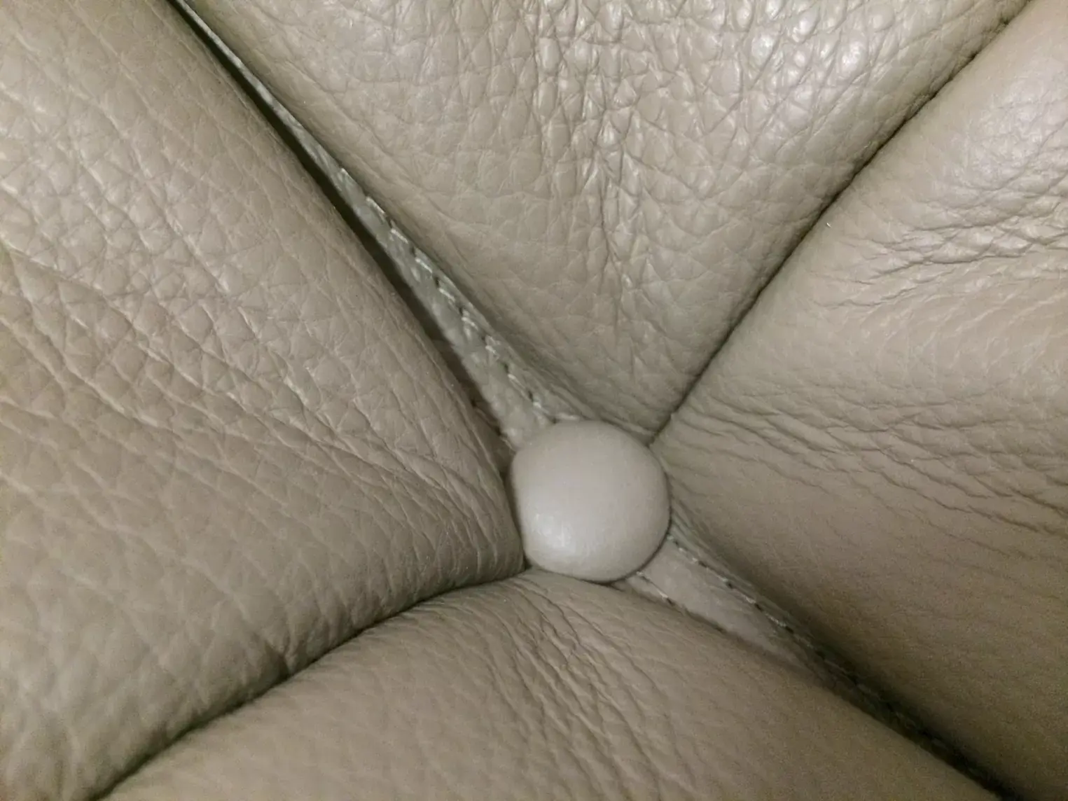 Togo Sofa 2-Sitzer Leder Grau 5