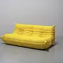 Togo Sofa 3-Sitzer Textil Gelb 1