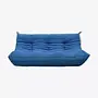 Togo Sofa 3-Sitzer Textil Blau 0