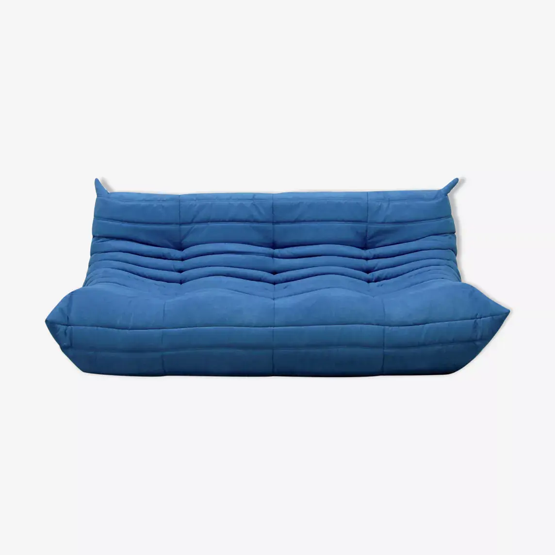 Togo Sofa 3-Sitzer Textil Blau 0