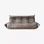 Togo Sofa 3-seater velvet warm grey 0