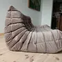 Togo Sofa 3-seater velvet warm grey 7