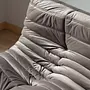 Togo Sofa 3-seater velvet warm grey 9