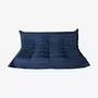 Togo Sofa 3-seater textile navy blue 0