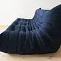 Togo Sofa 3-seater textile navy blue 3