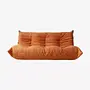 Togo Sofa 3-Seater Textile Orange 0