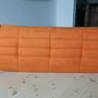 Togo Sofa 3-Seater Textile Orange 5