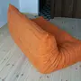Togo Sofa 3-Seater Textile Orange 6